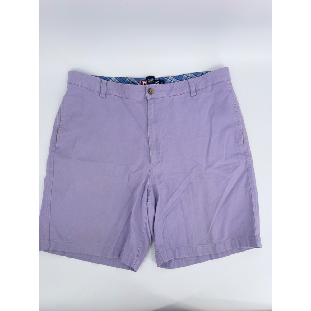 Chaps Shorts Chino Flat Front Y2K Men 38 Purple
